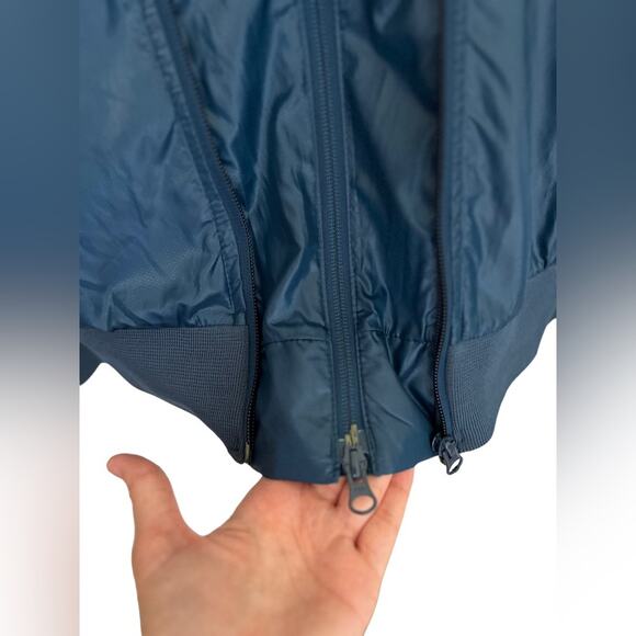Women’s Adidas x Stella McCartney Blue Windbreaker Jacket Size Small - Picture 6 of 7